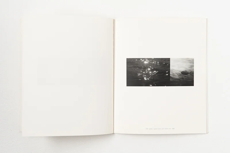   Thoughts on Intangible , 1999, 34 pages, 20 x 24 cm, Limited edition 