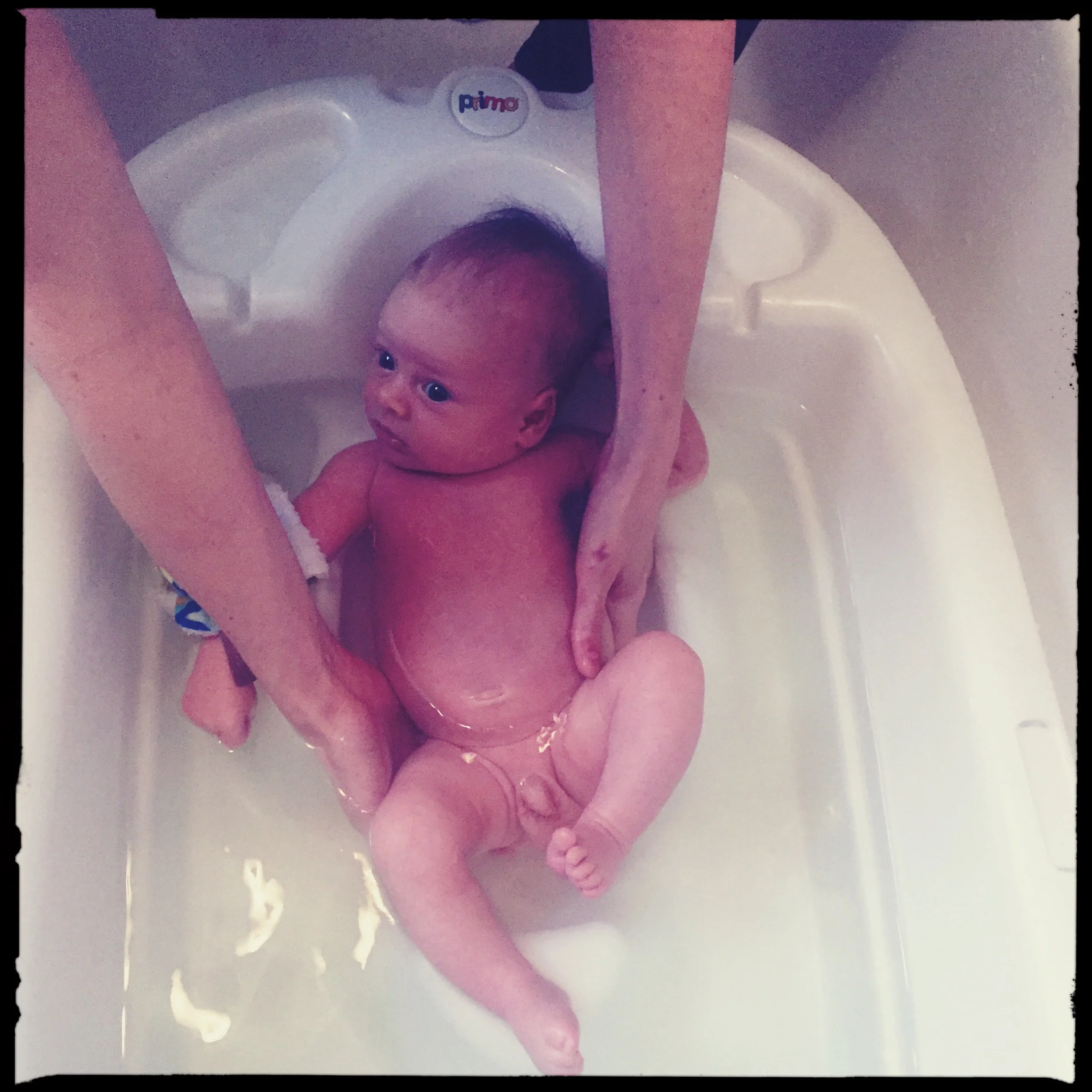 January 24, 2016. First bath