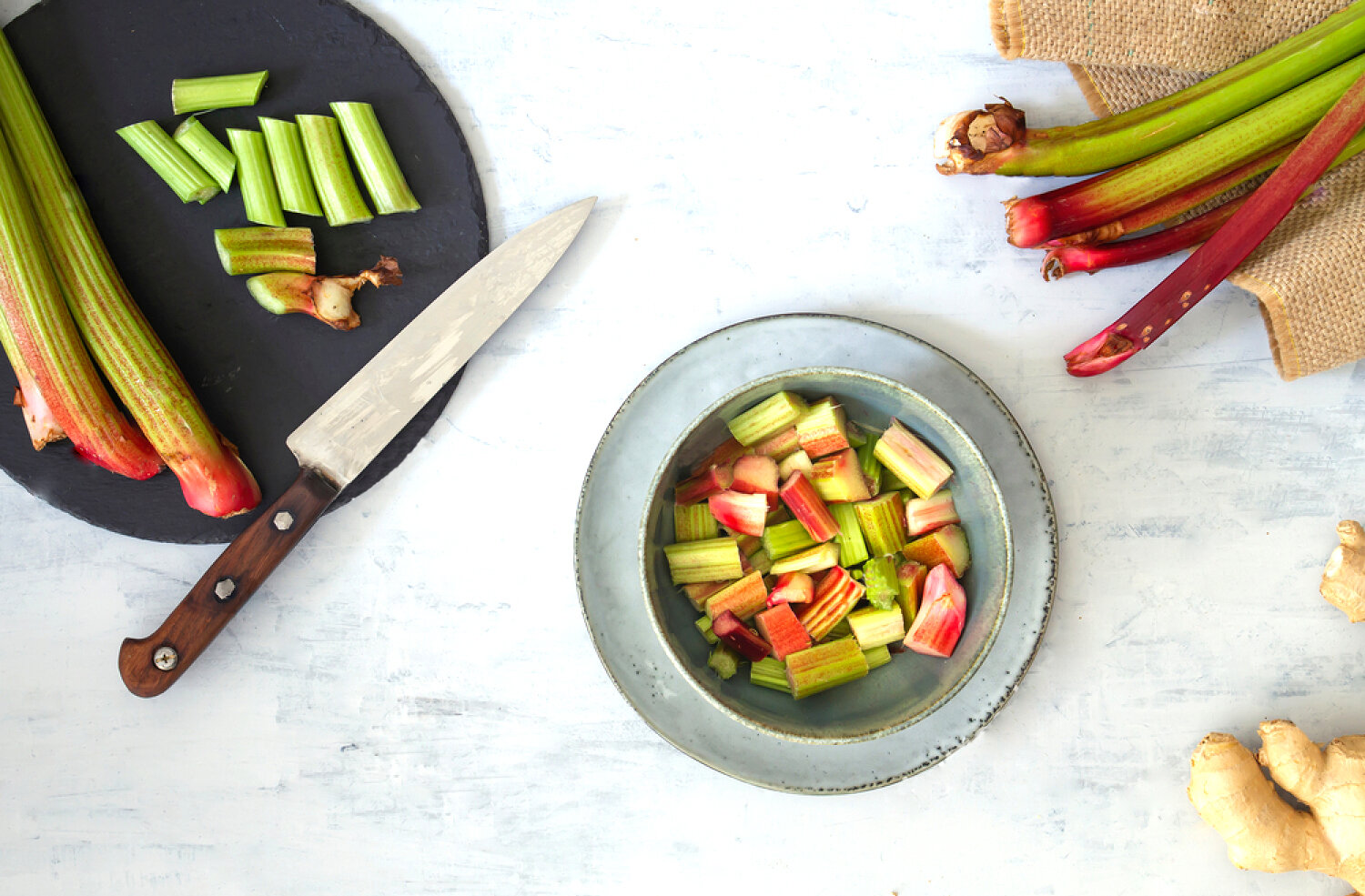 Ginger Rhubarb Compote Recipe