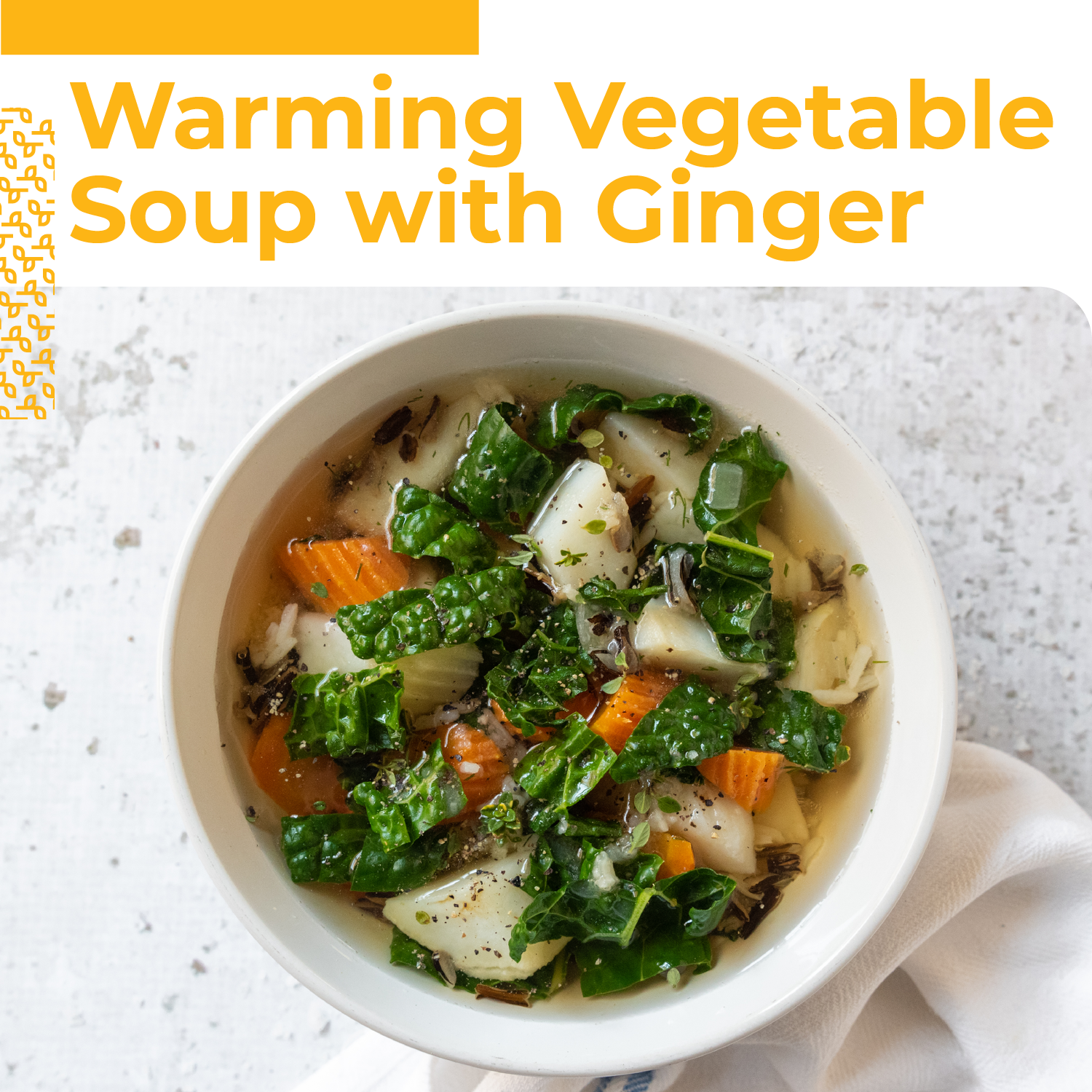 Warming Vegetable Soup with Ginger
