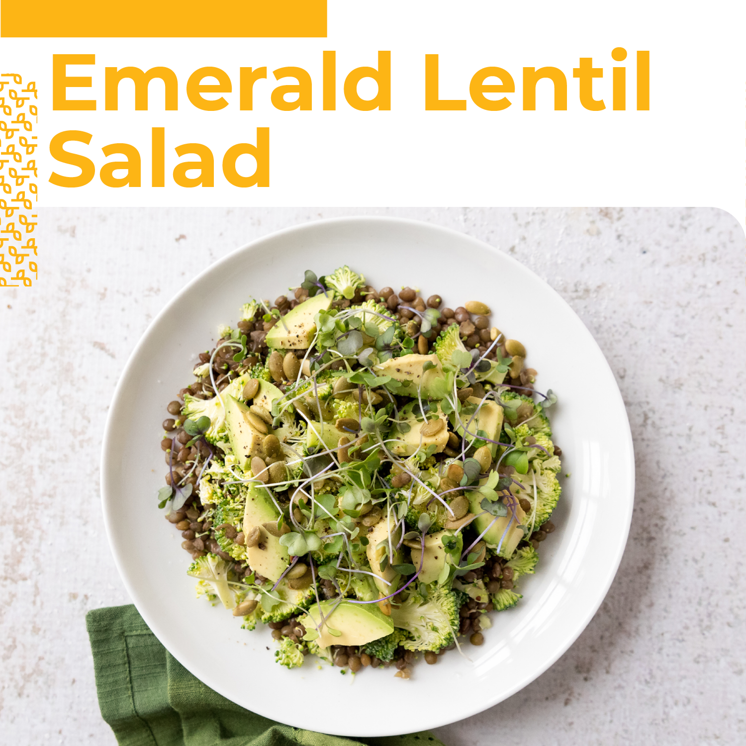 Emerald Lentil Salad