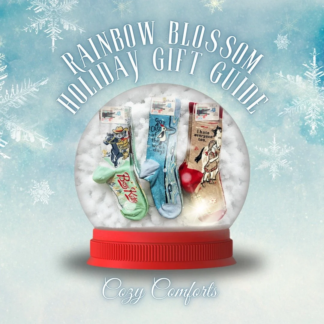 Still crossing gifts off your holiday list? @blue_q socks are an easy win!

Blue Q socks are comfy, colorful, and full of personality, designed by an American company that has been doing it right since 1961.

Whether you are filling stockings or sear