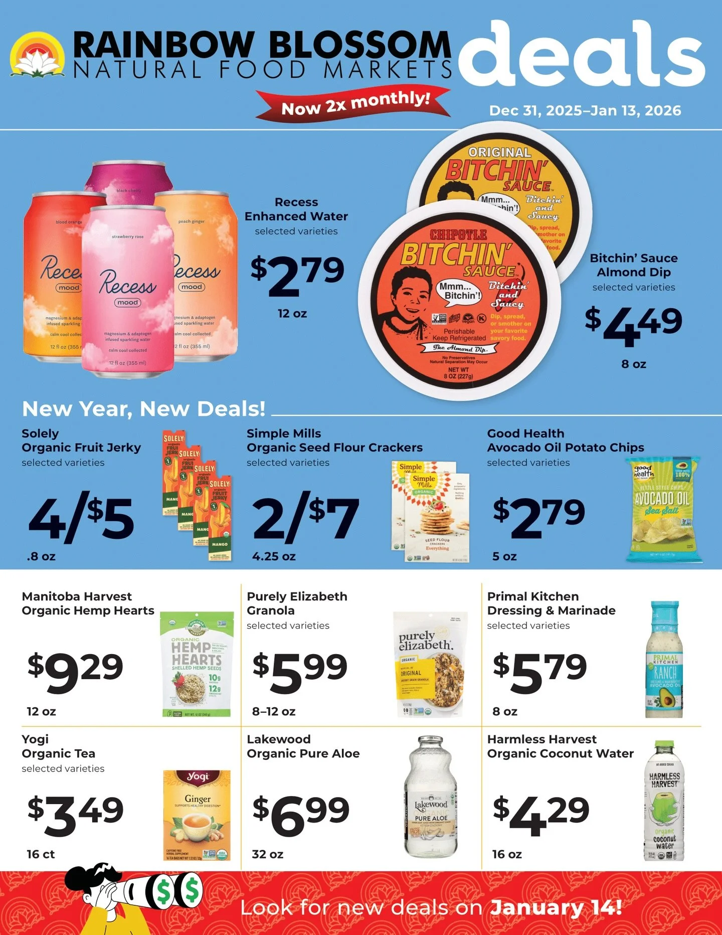 Roll into the new year with our new sales flyer!

#organic #shopsmall #buylocal