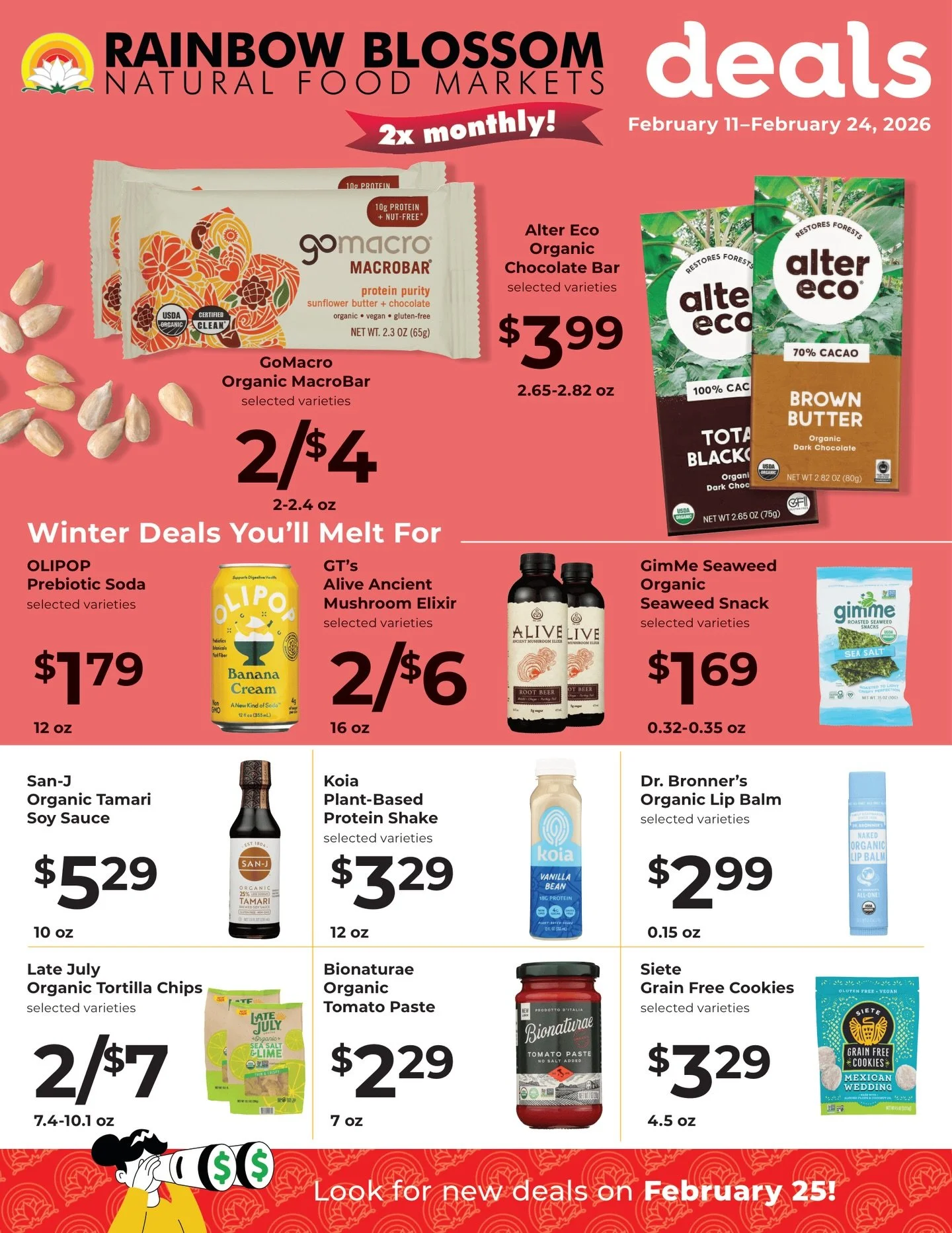 With the snow finally melting, it&rsquo;s a perfect time to stock up for your pantry! Check out our latest sales and save!