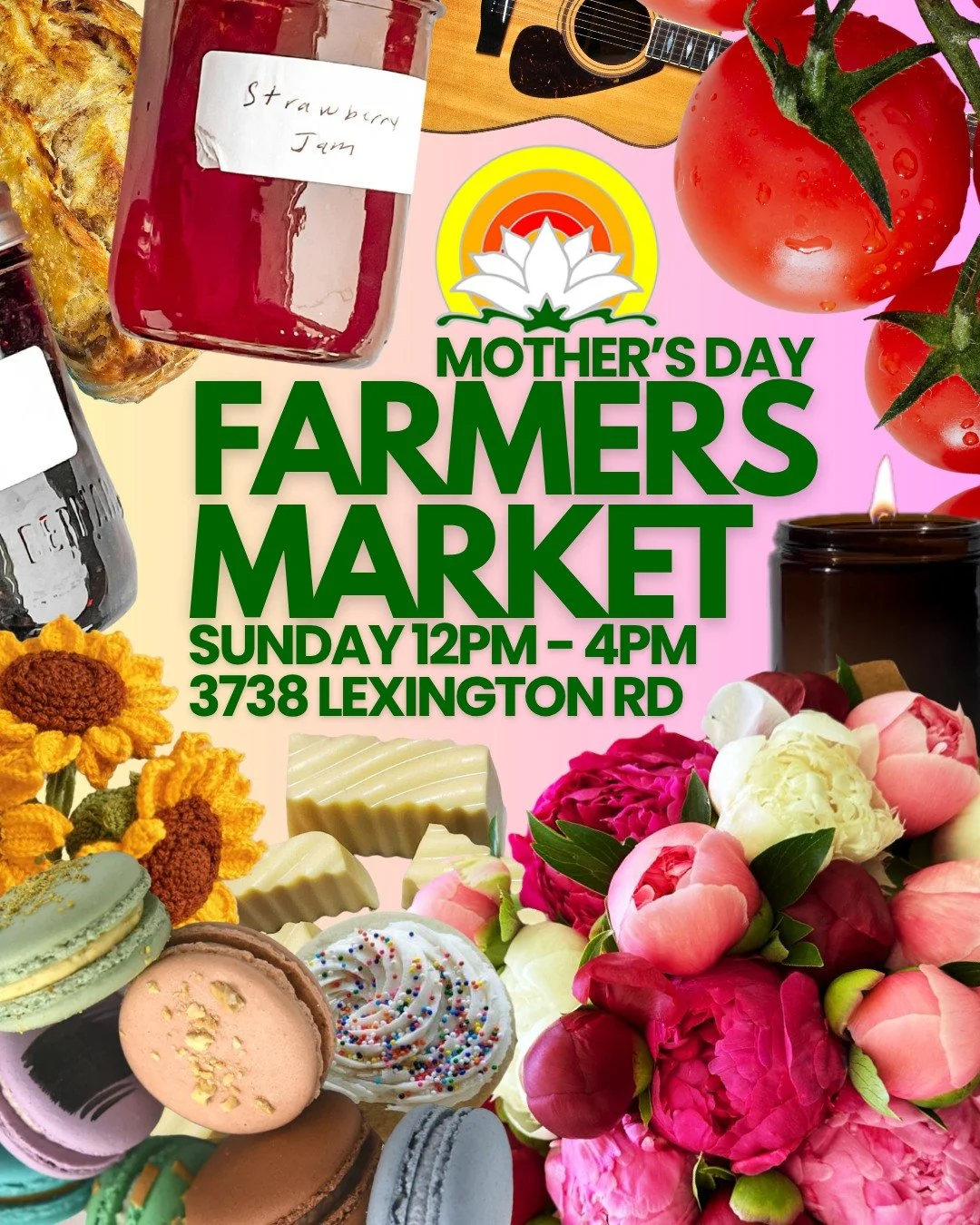 Join us for the first Farmers Market of the year!

Celebrate Mom and the start of farmers market season this weekend! Fresh flowers, local produce, and perfect weather... what more could she want?

12pm to 4pm at our St. Matthews market!

#farmersmar