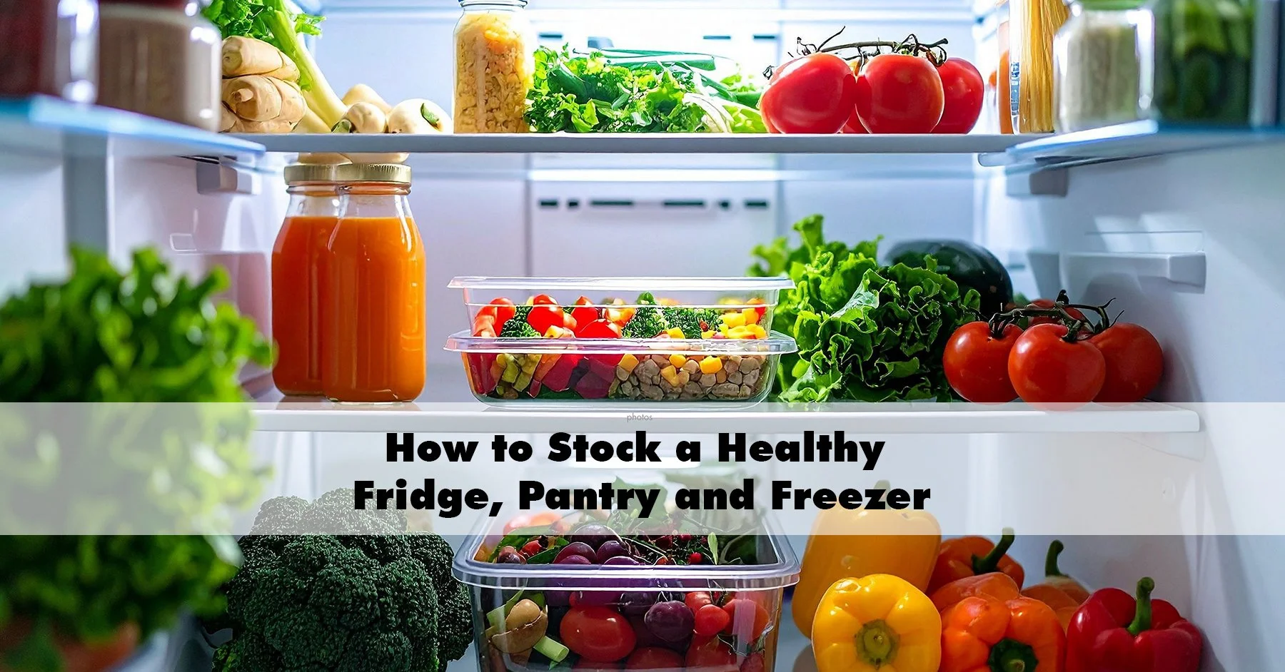 How to Stock a Healthy Fridge, Pantry and Freezer
