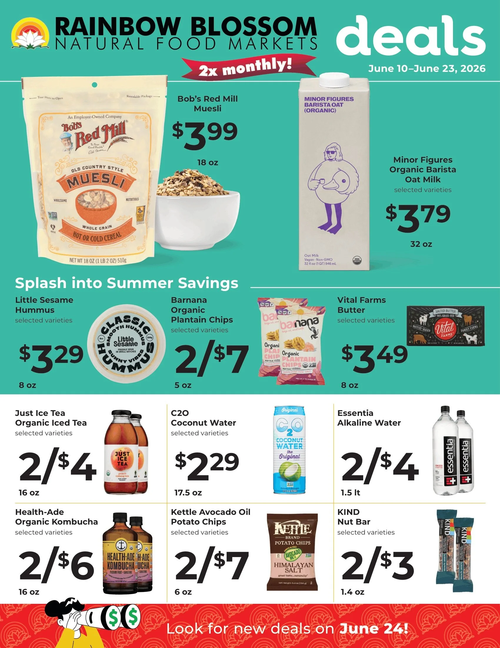 We&rsquo;ve got deals! Check out the savings and stop in!

#organic #healthfood