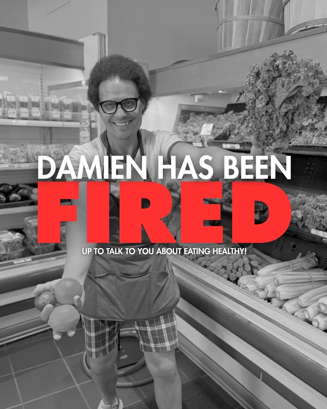 We used to love working with Damien. We still do but we used to, too.