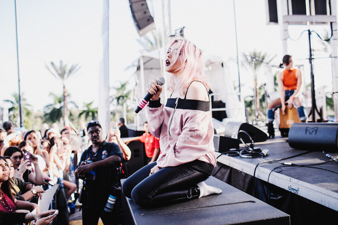 Hey Violet / Jingle Ball Pre-Show - Miami, FL I’ve been chatting a little bit with this band/their management since summer and I was super excited to catch them in Miami recently. Since they were performing at Jingle Ball’s pre-show and not actual Jingle Ball, I was less hesitant to cover their performance. In the past I’ve had some issues trying to photograph at huge venues that Jingle Ball events are held at. I always seem to have less fun shooting in large scale venues compared to a House of Blues or Fillmore where I have more access to walk around and less rules. So the way the pre-show was set up, a few artists play but only a handful of songs. If I remember correctly, Hey Violet played around 4 songs and unlike the 3 song rule, we were able to stay in the photo pit for the whole set. Some of these images from this set are my favorite to date. I definitely recommend to photograph this band in 2017 since I have a good feeling they’re going to blow up. x