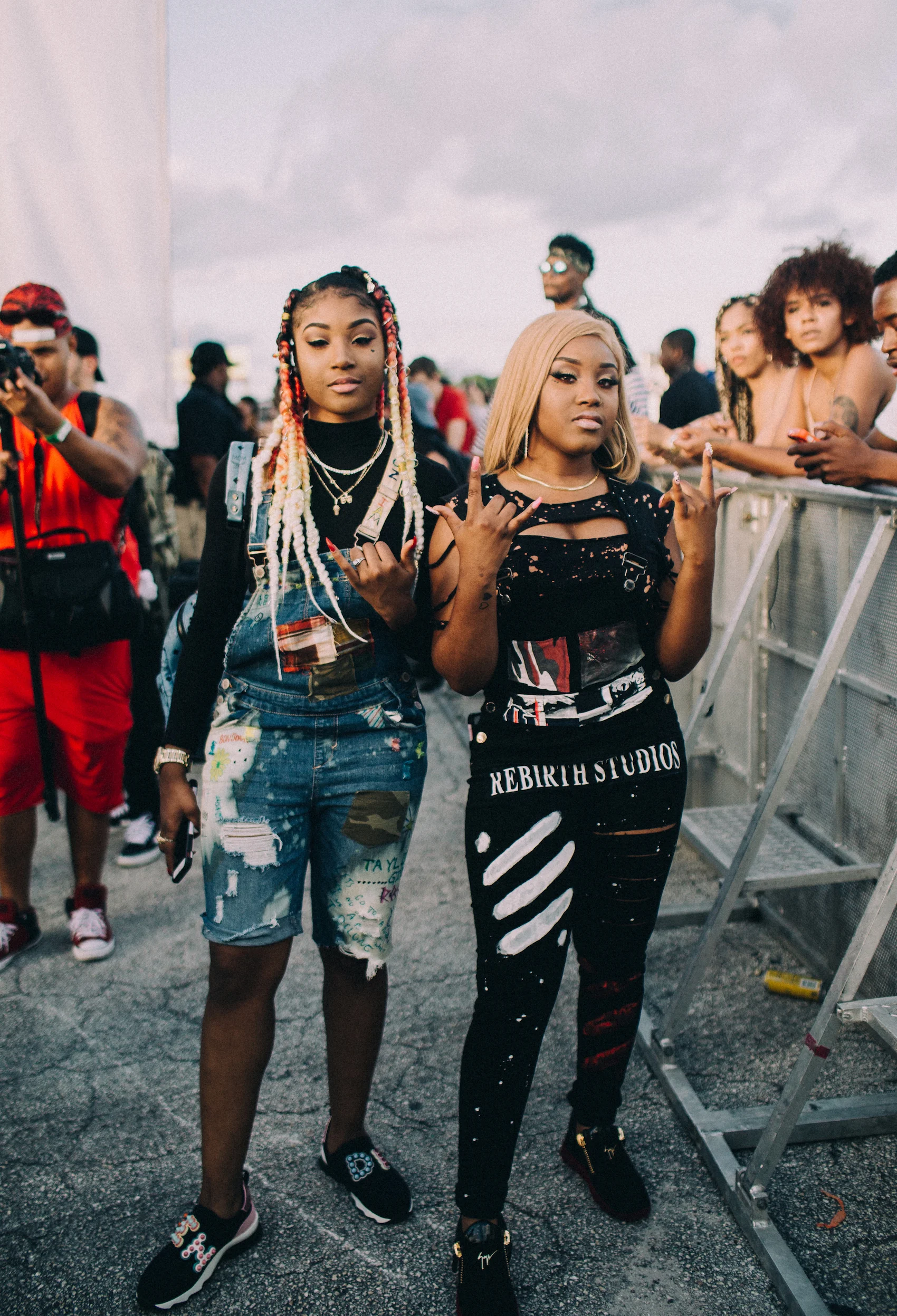 TAYLOR GURLZ - Miami, FL So after shooting a rap festival, I’ve noticed there’s a strong difference between photographing rappers and pop punk bands. I’ve grown up in this pop punk music scene and dealt with how tough this group can be. I will always love how grungy and dirty our music world is but shooting a rap festival was extremely…refreshing in a way? I’ve had many pop punk musicians ignore my existence if I ask to snap a photo or dealt with water being thrown in my camera in the pit instead of just politely declining any photos…and I just assumed that’s how it is in every music scene. After I shot Trap Circus, I still truly cannot get over how welcoming and sweet the rap scene can be. None of the artists had any problems with letting me snap portraits or chat with them about photo or exchanging information and overall they were just laid-back and completely different from my usual hardcore setup. This shot was snapped of the lovely Taylor Gurlz before they performed and i’m completely obsessed with the quick backstage portraits we snapped. I’m still hoping to sit down and make a good blog post from this day but I have a ton of images to still sift through.