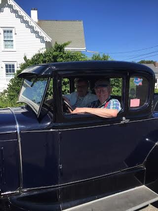 Richmond Bell in his 1929 Model A in the 2017 Parade