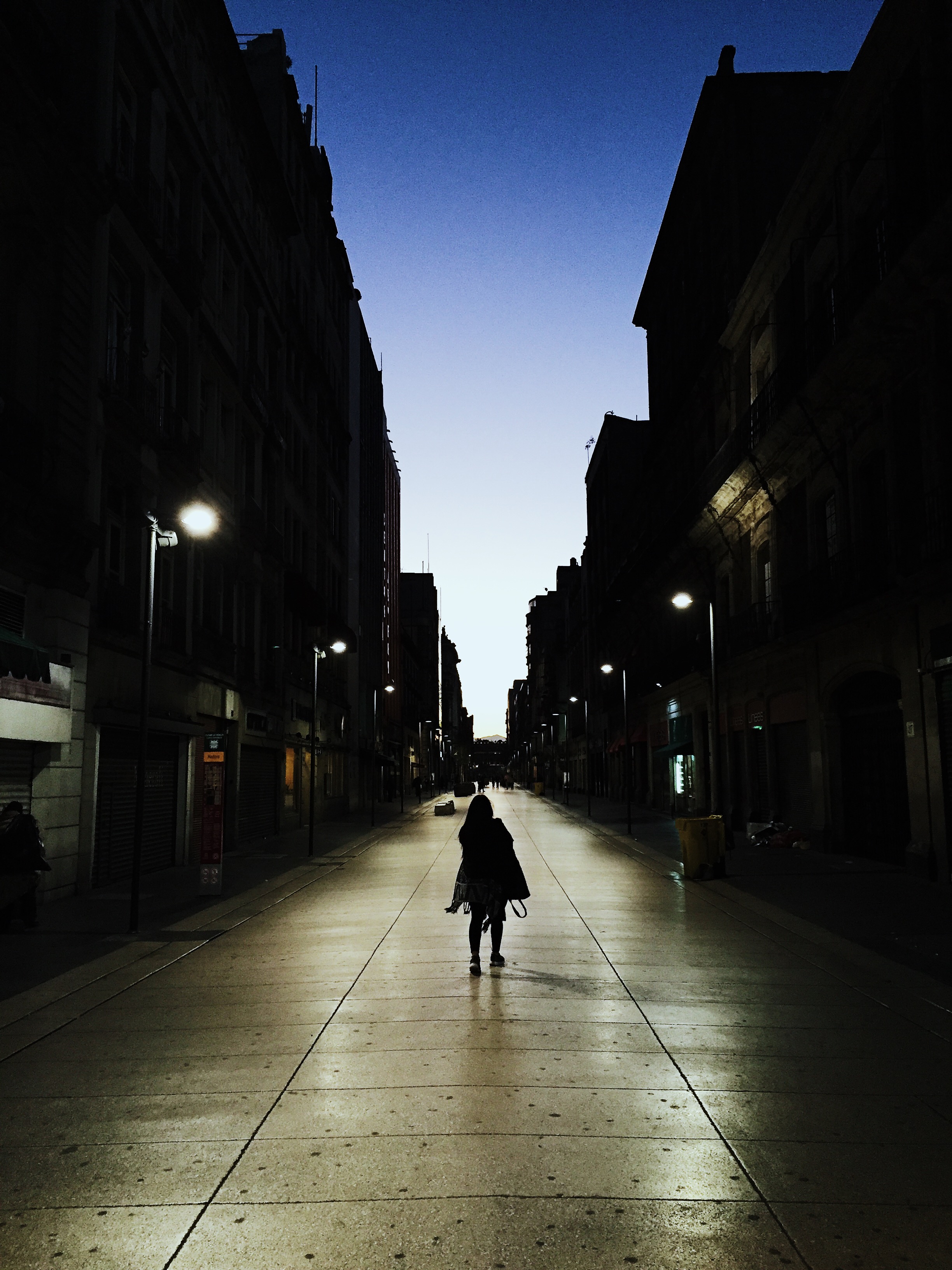 Sunrise in Mexico City. 