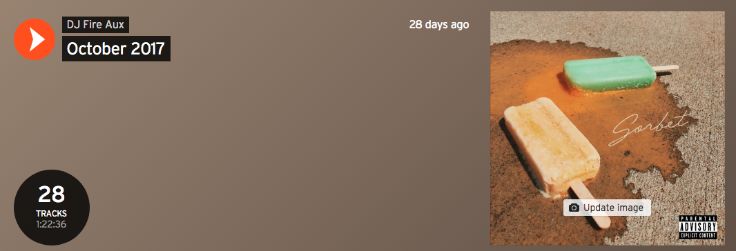 Playlist - October 2017