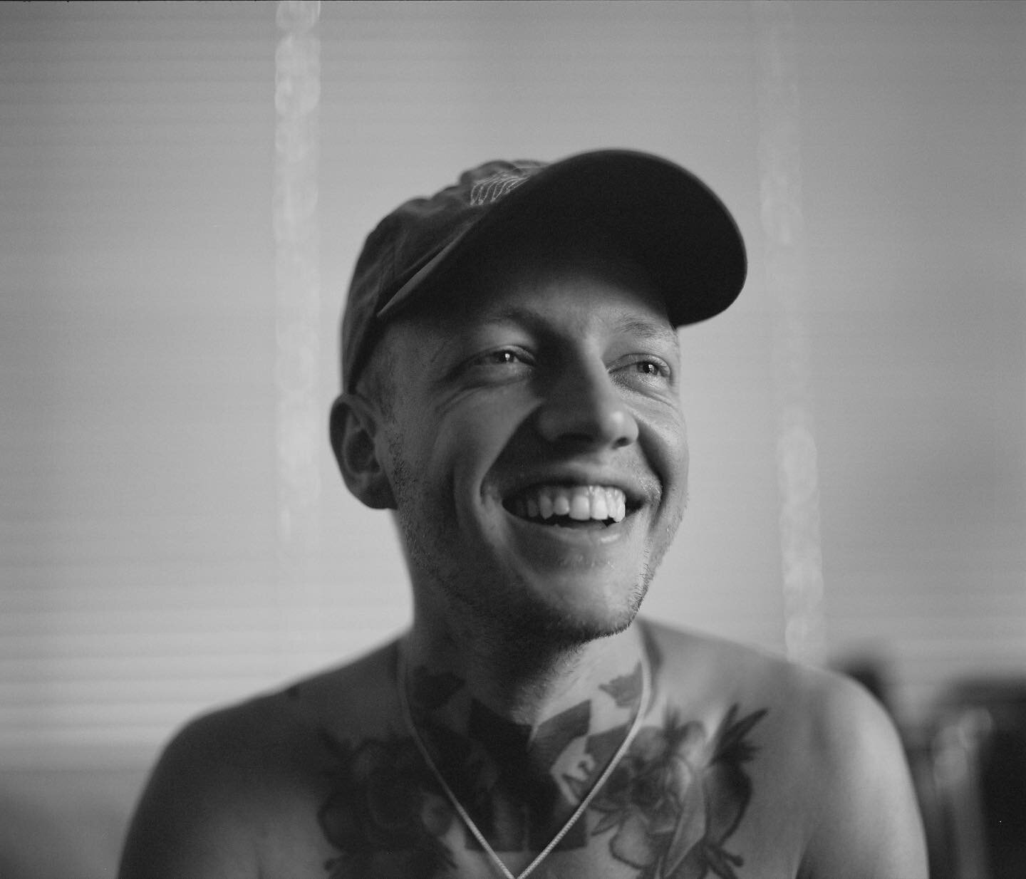 In the studio with Kyler shot on #120film. Portra 400 converted to black and white.
.
.
 #vintagelens #pentax67 #shootfilm #portrait #filmphotography #kodakportra400 #losangeles #music #musician #kylerslater