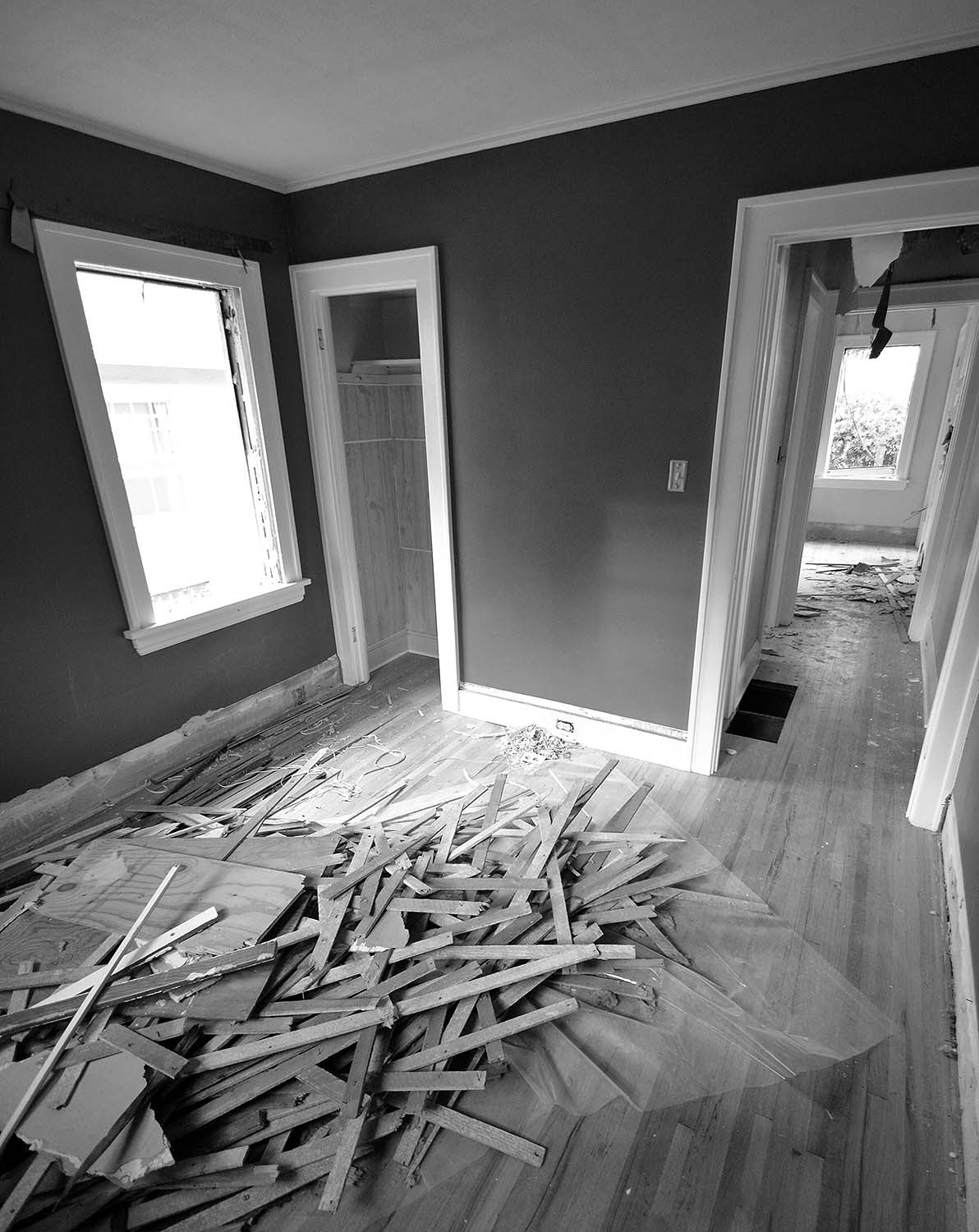 One of the two bedrooms.