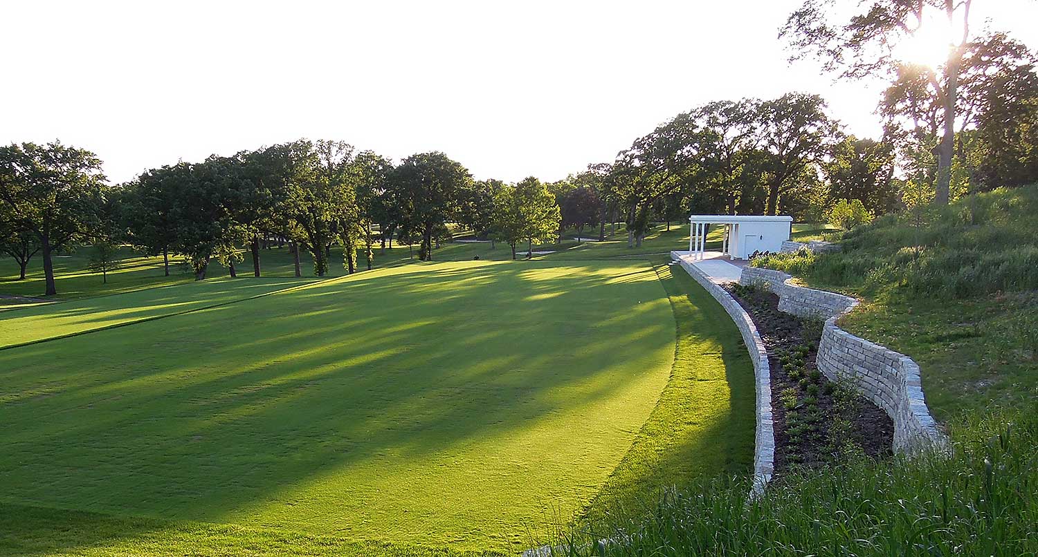 The driving range was redone in 2007, master planned by Herfort Norby