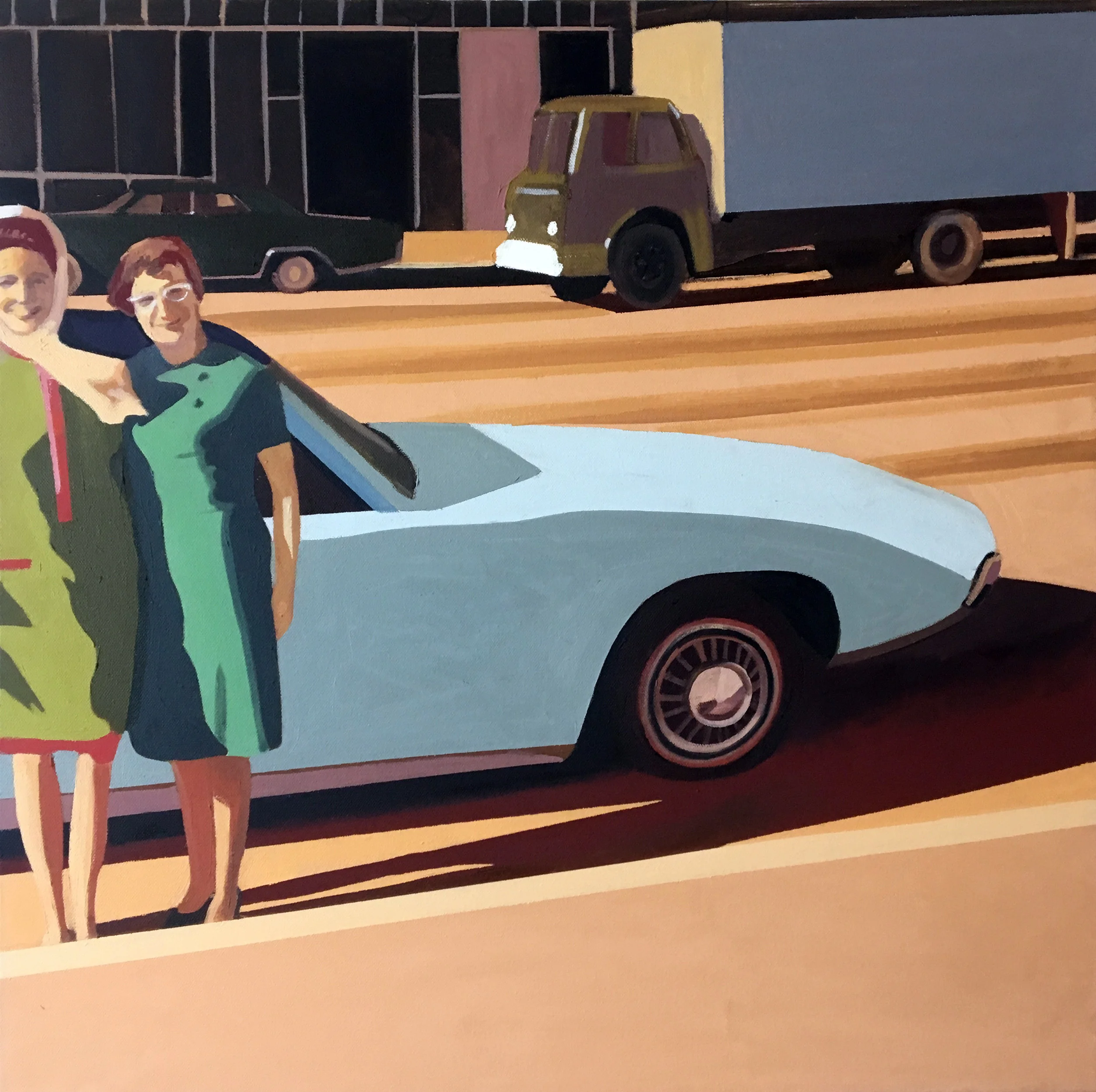 January 67 24” x 24” Oil on Canvas 2019