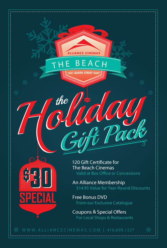 Beach Cinemas Holiday Gift Pack Poster, 2012