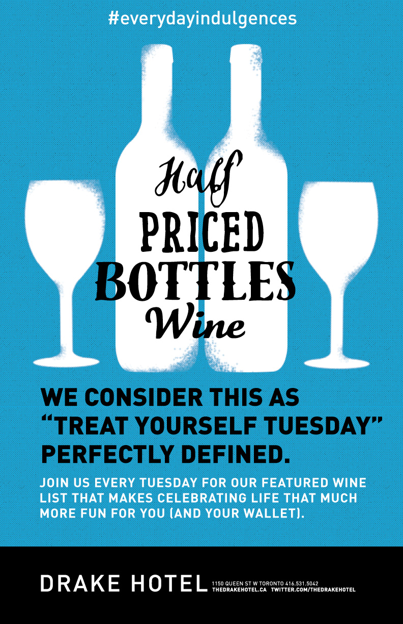 Everyday Indulgences Half Priced Wine Poster
