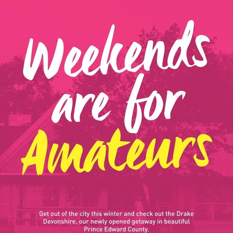 Weekends are for Amateurs