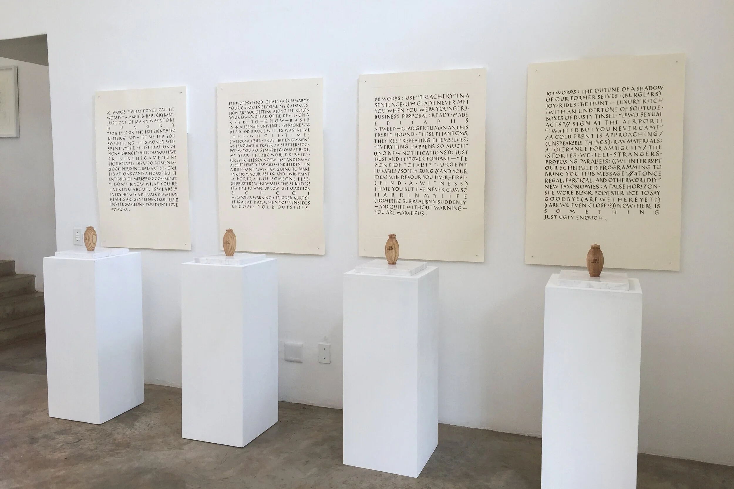 Word Count, 2017. NIROX Sculpture Garden, Maropeng. (Copy)