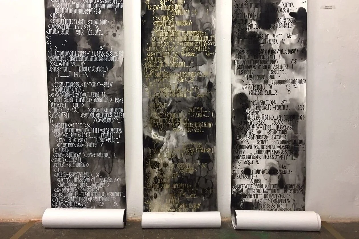 Malware Poetry, 2017. Kalashnikov Gallery. Detail. (Copy)