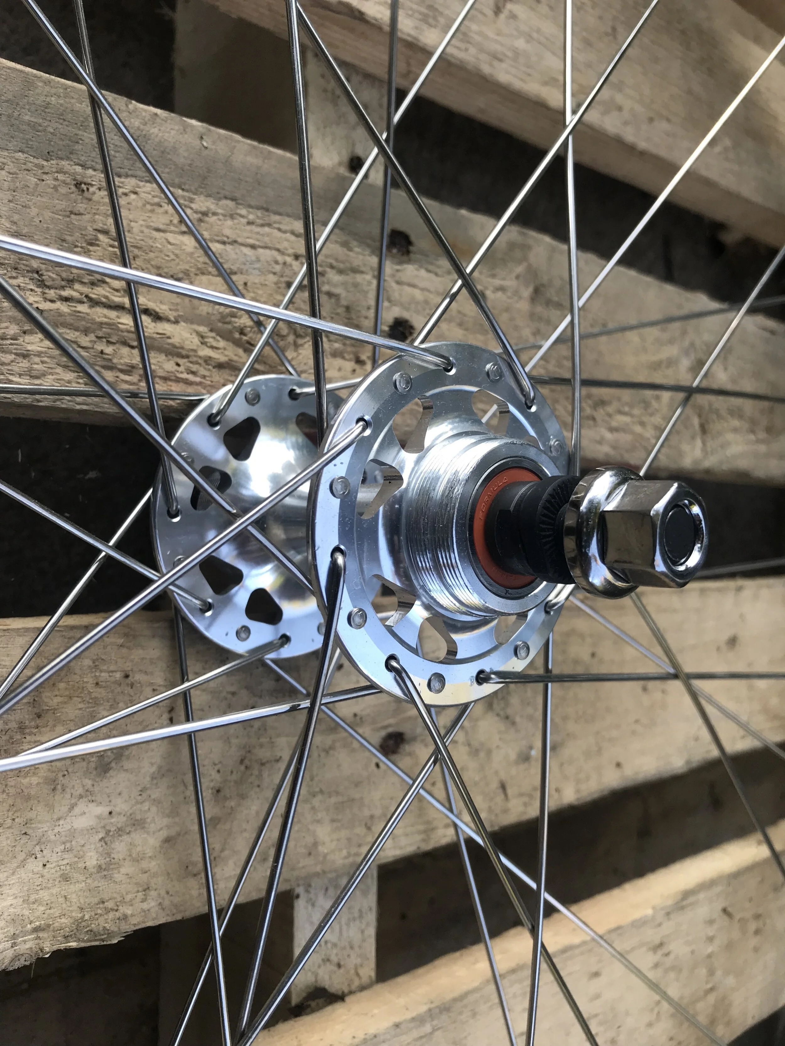 Track Wheelset EVO E Tour Rims on 