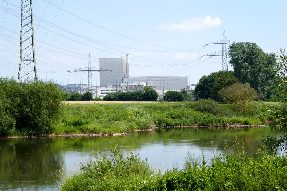 Sas Süsse, kleine Atomkraftwerk bei Bad Karlshafen