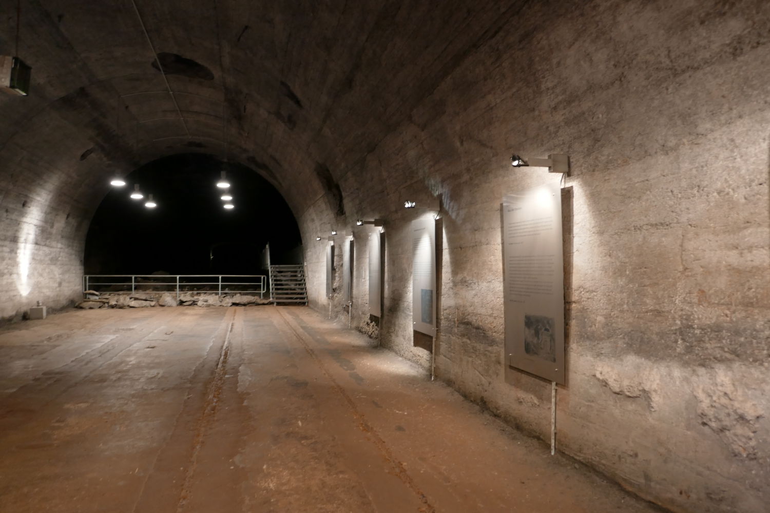 Eingangsbereich des Tunnelsystems