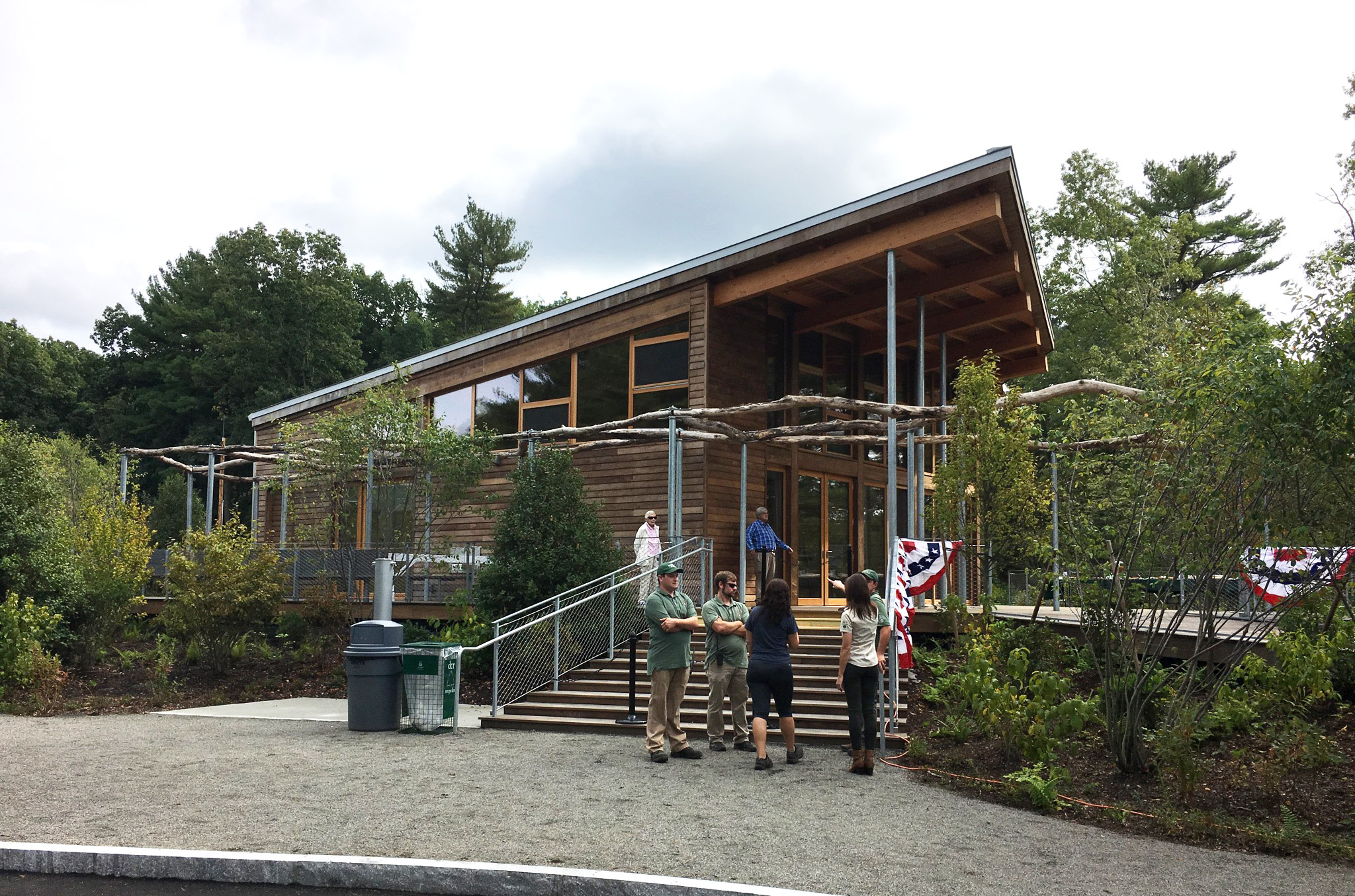 The LEED Gold Walden Pond Visitor Center, Concord, MA.