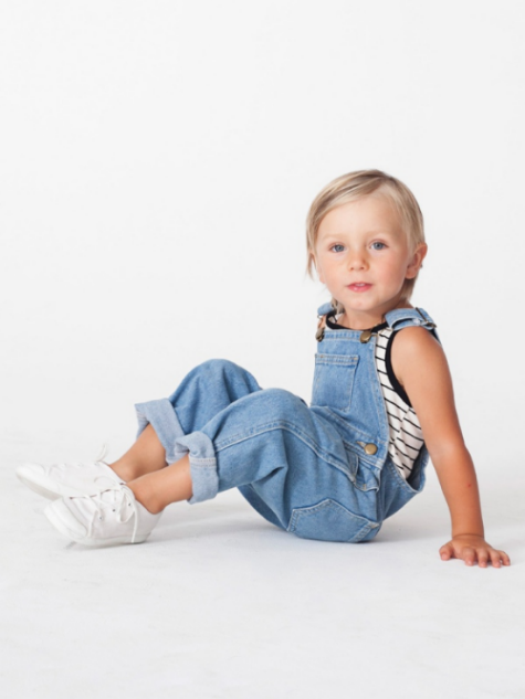 I also love these American Apparel Overalls in a Medium Stone Wash… Very Vintage Cool. And again these Overalls are worn with a Stripe T-Shirt. These Overalls are UniSex… Though aren't all good Overalls UniSex?