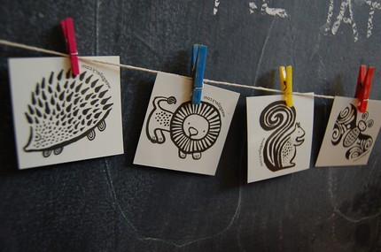 These Handmade Temporary Jungle Tattoos from Weegallery on Etsy are simply beautiful! The shop owner is Surya Sajnani, a graphic designer, who painted a mural in her babies nursery that led to her designing this beautiful collection of animals. These Temporary Tattoos would make great birthday party favors.
