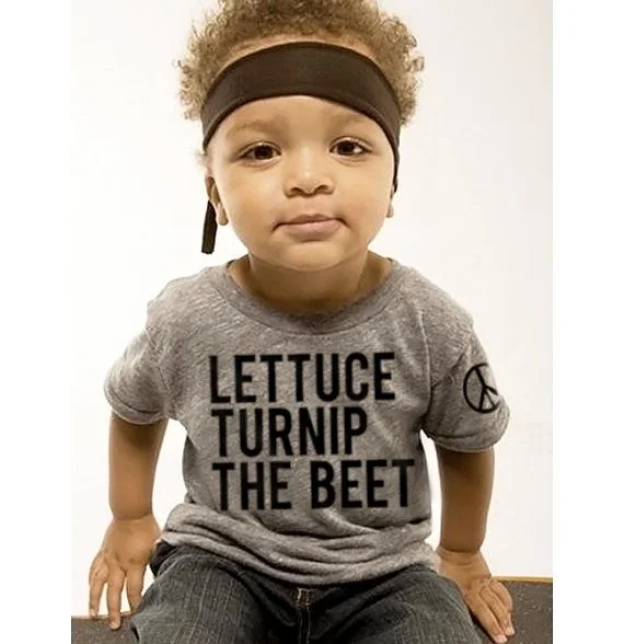 This Hand Made, Custom Order "Lettuce Turnip The Beet" Statement Tee is from Coup&nbsp;at Etsy.&nbsp;And if you are a Pinner (Like Me), you may have seen this shirt in the 2012-13 "popular" section of Pinterest! &nbsp;This is a Statement Tee that is…