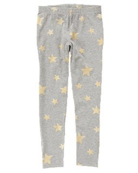 These Girls' Crazy8 Star Leggings will add a layer of style to your daughters favorite outfit with a sweet, shimmery Allover Star Print. She will Feel as though she has won the Gold in these Allover Star Printed Leggings, and you will too because they are only $4.99! 