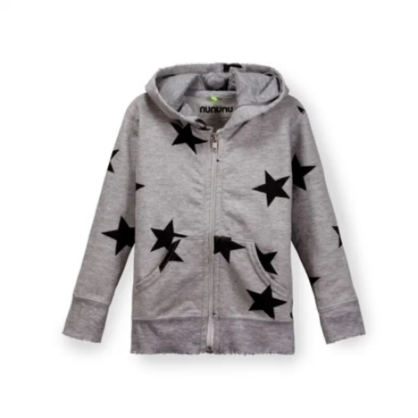 This Nununu Star Zip Hoodie is Unisex and comes in 4 different colors for infants and for kids. It features deconstructed hems for a worn-in, modern look, and is the perfect Allover Printed Star Hoodie with a combination of Attitude, Style, and Humor! The color combination of this Hoodie is the same as the the colors used by Nike for the capsule they created for the American Olympic Team. 