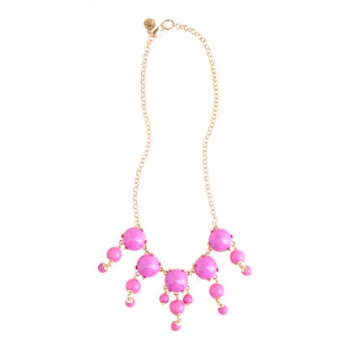 This Crewcuts GIRLS' BUBBLE NECKLACE is J.Crew's iconic women's necklace, scaled down to kid-friendly proportions. I Love this Statement Making Necklace (I own 2 colors myself) and the fact that it now comes in Mini Me sizes! This is a fun opportunity to match your little one in a very cool and unexpected way!