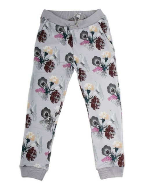 These Cacherel SWEATPANTS WITH FLORAL PRINT are the hippest grey sweatpants with an Allover Flower Print. These Allover Floral Print Sweatpants are elegant grily-girl and yet cool and comfortable. A must-have item your little sweetheart will want to wear every day!