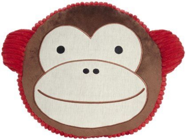 This Skip Hop Zoo Throw Pillow Monkey is a fun Zoo Pillow Pal that is made with super soft fabric that is perfect for snuggling. 