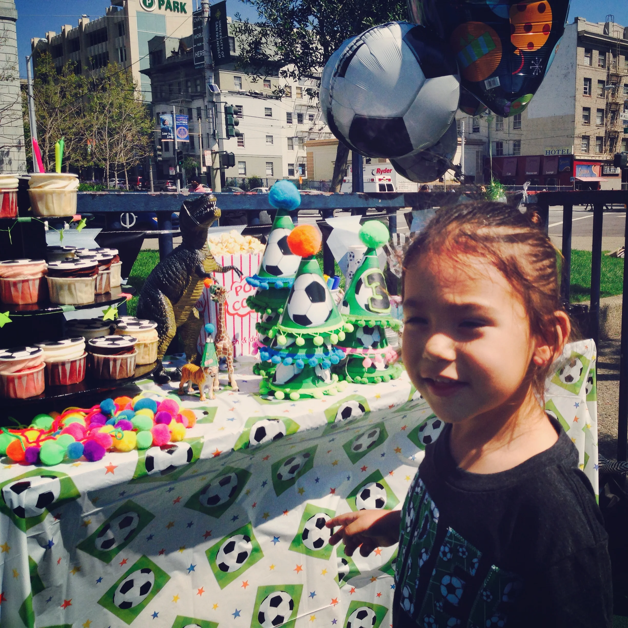 Mario's Surprise Birthday Party at the San Francisco Library Park