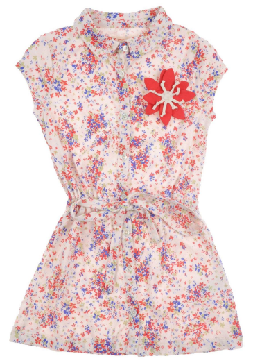 This AO\ AMERICAN OUTFITTERS Dress is in a pretty floral print with a flower brooch at the left chest. I absolutely love this Shirtdress, and it is AO\ american outfitters , the brand that I featured in yesterdays post.