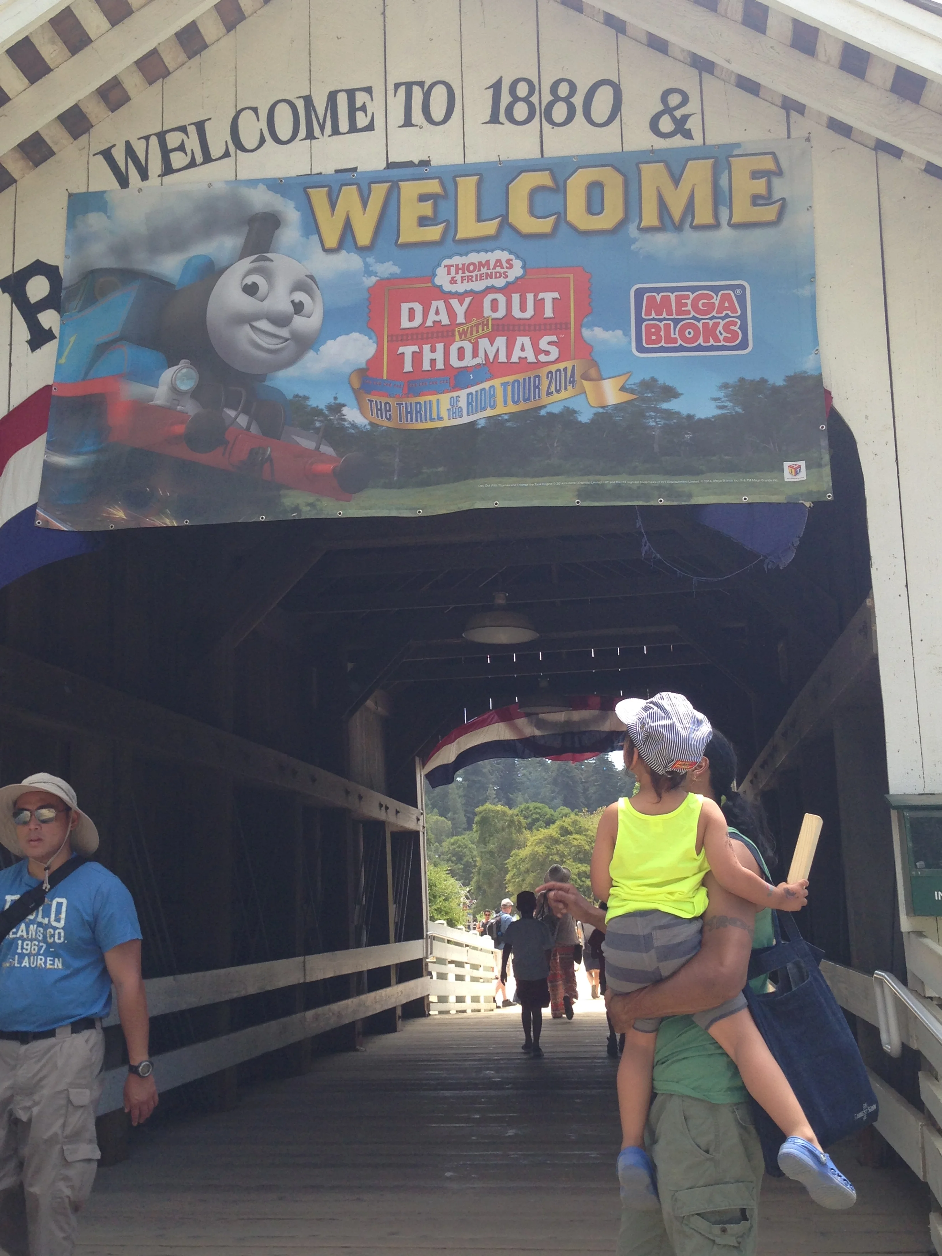 Mario's Day Out with Thomas™: Thrill of the Ride Tour 2014 at Roaring Camp Railroads