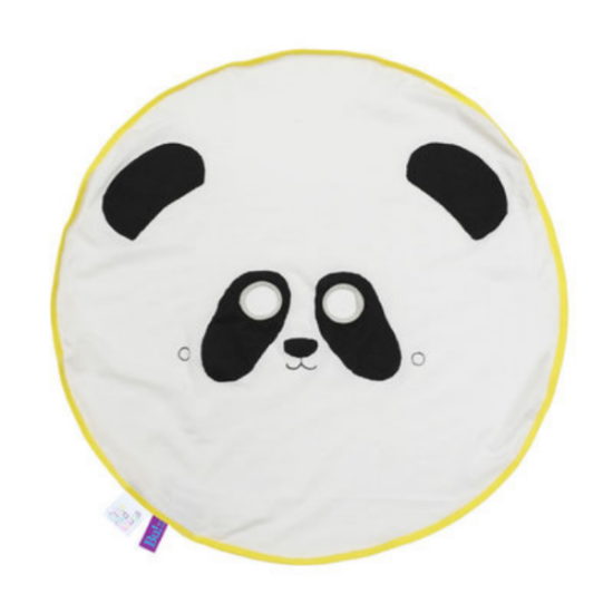 BU! BLANKIE / PANDA - This Special edition Panda motif by E. Dunker is sure to be every child's best friend. Besides being a traveling friend the comforting blankie, it also doubles as a peek-a-boo sheet and offers different levels of pedagogical and playful interaction depending on your child’s age. Mario has a BU! BLANKIE / INDIAN , and he loves it!
