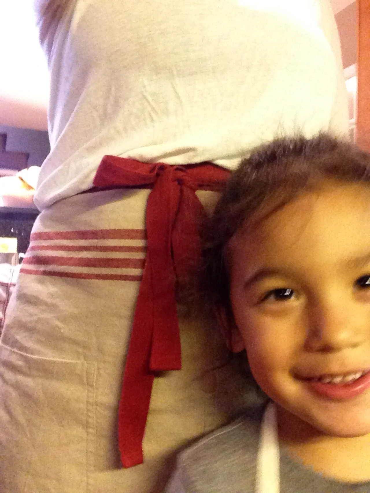 Someone's in the Kitchen with Mama: Baking Spritz Cookies with Mario in San Francisco