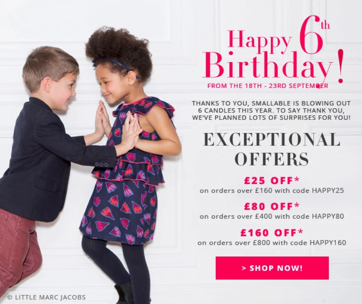 Happy 6th Birthday SMALLable: Exclusive Offers, Prizes, and My Favorite Picks