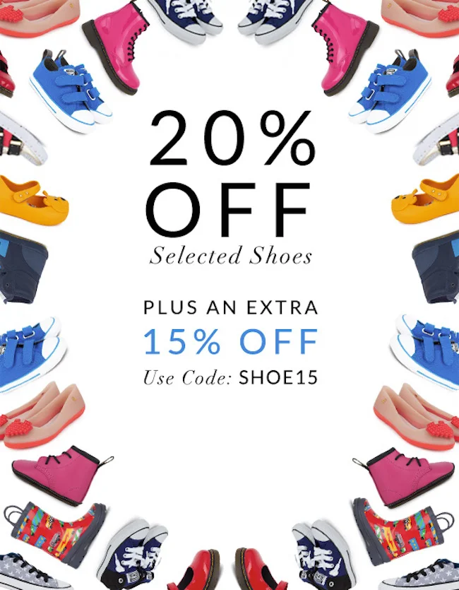 Kids' Shoe Sale at AlexandAlexa: 20% Off + Extra 15% Off