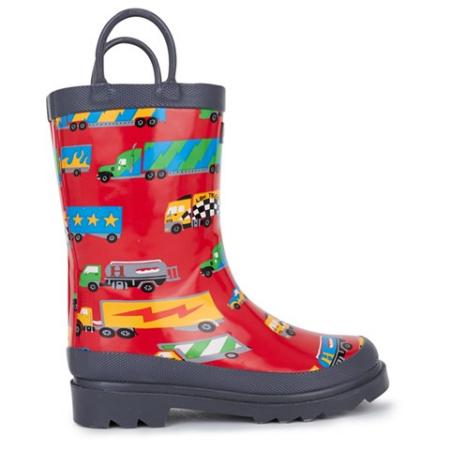 Hatley&nbsp;Red Welly Boots With Stirrup Handles