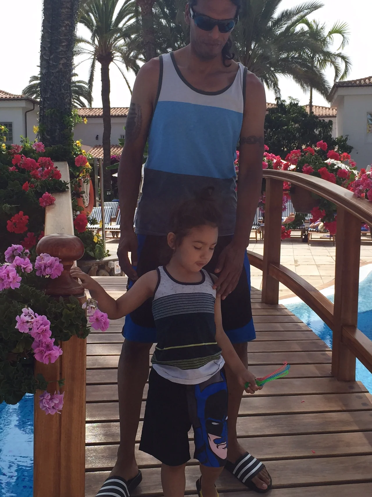 Mario is Dada's Mini Me on Vacation in Gran Canaria