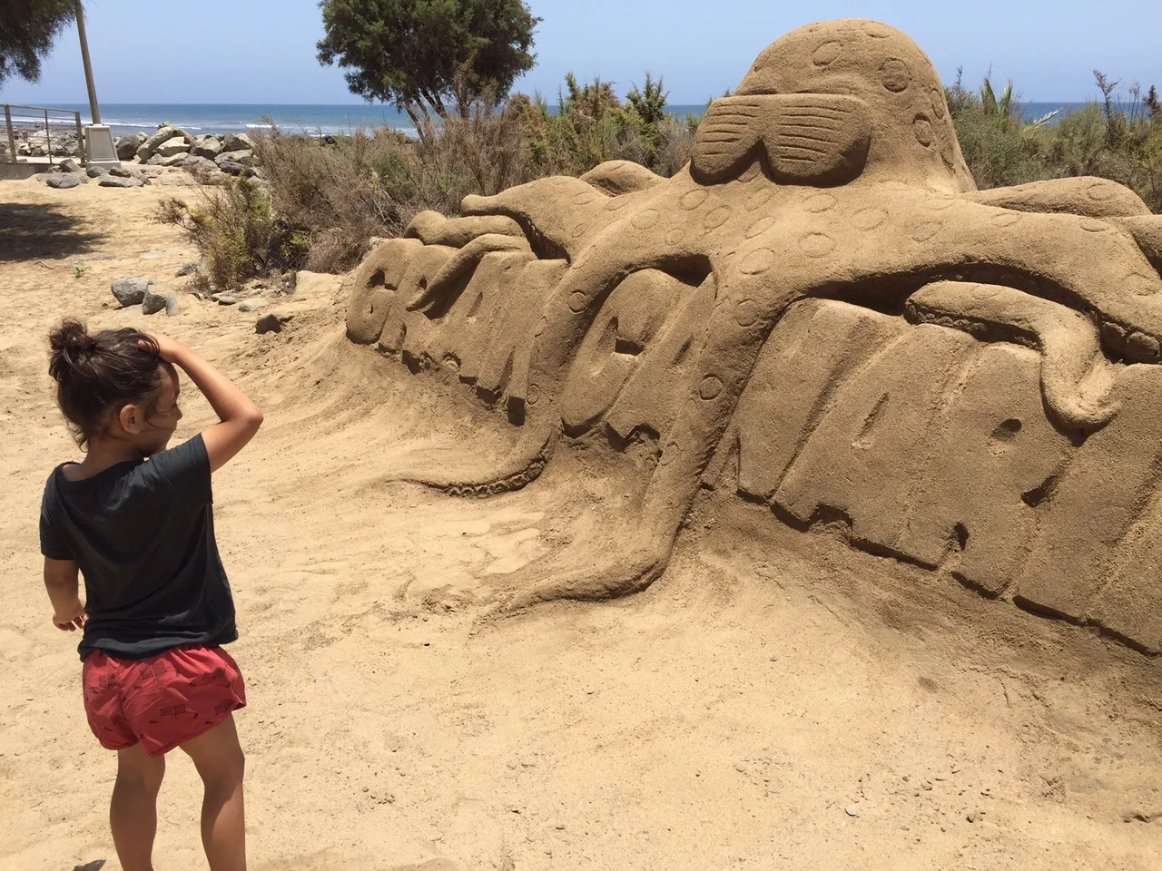 Mario at Playa de Maspalomas, Gran Canaria