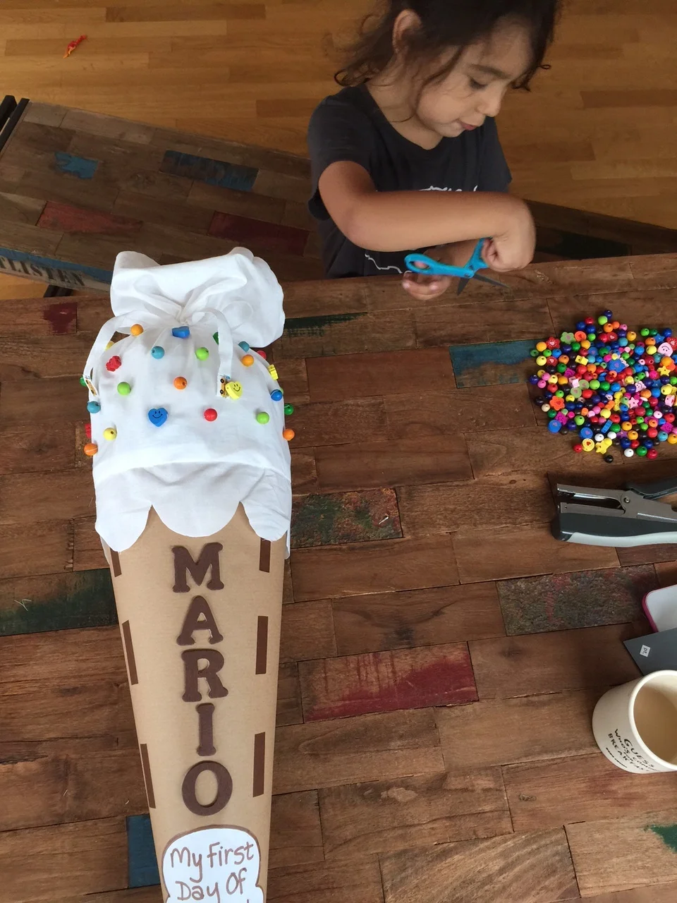 Mario's First Schultüte (School Cone)