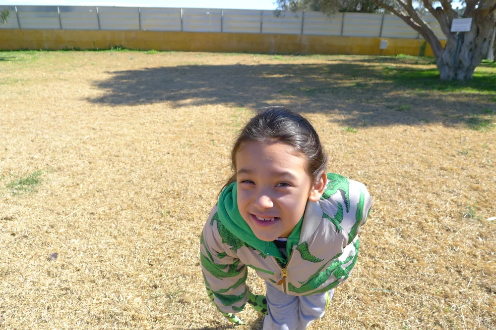 Mario at the Athen's Zoo in Greece